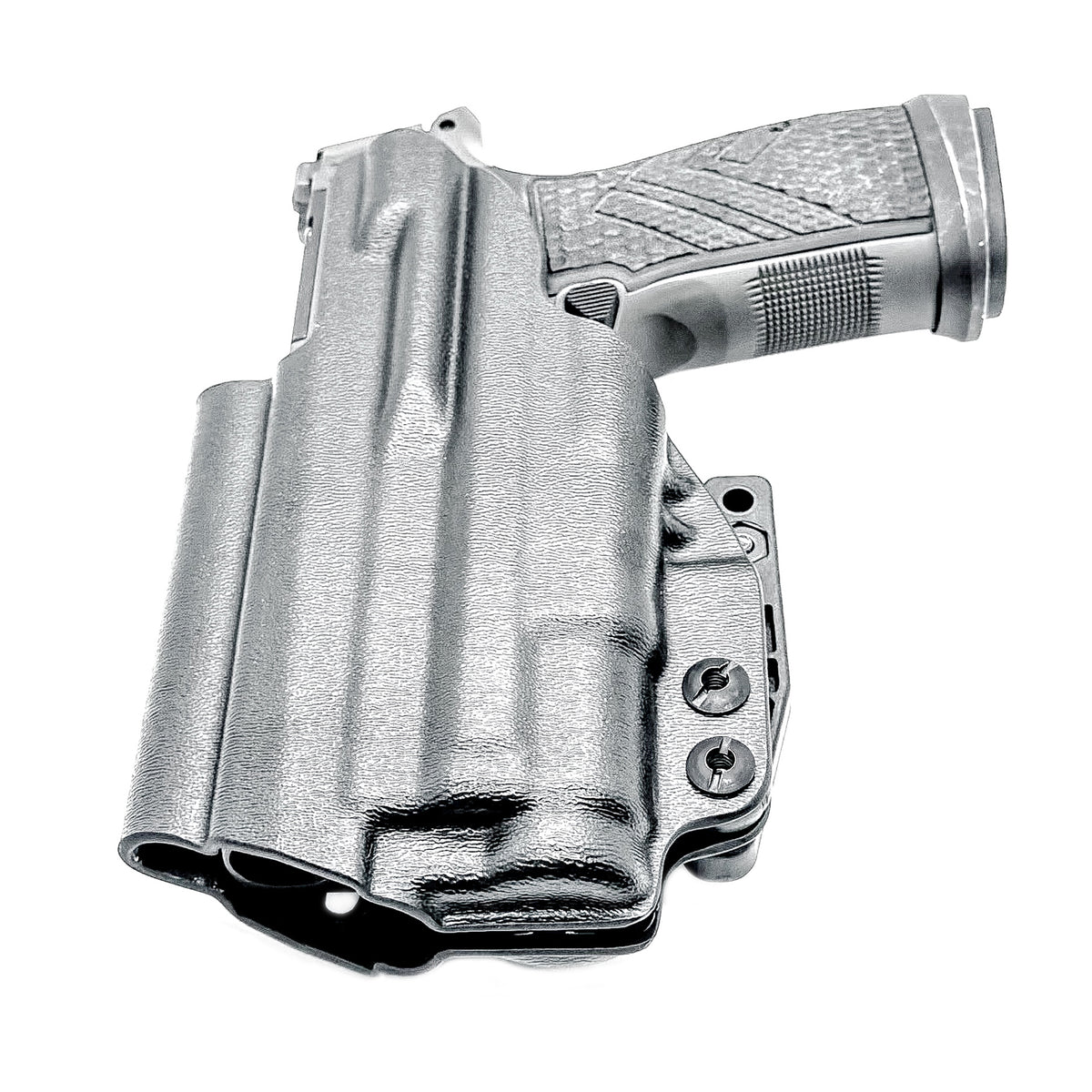 4Bros Inside Waistband (IWB) Holster for Sig P365-AXG Legion with SureFire XC3 Sub. Red dot ready, Enigma compatible, Gen 1 & Gen 2 specific. Made in USA.