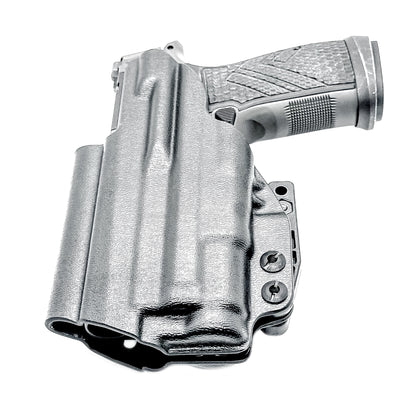 4Bros Inside Waistband (IWB) Holster for Sig P365-AXG Legion with SureFire XC3 Sub. Red dot ready, Enigma compatible, Gen 1 & Gen 2 specific. Made in USA.