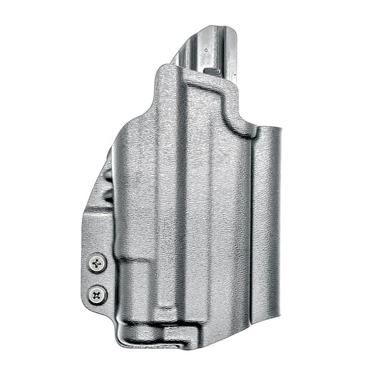 Precision-Built OWB holster for SIG P365-AXG Legion with SureFire XC3 Sub. Adjustable retention, optics-ready, threaded barrel compatible. Made in the USA.