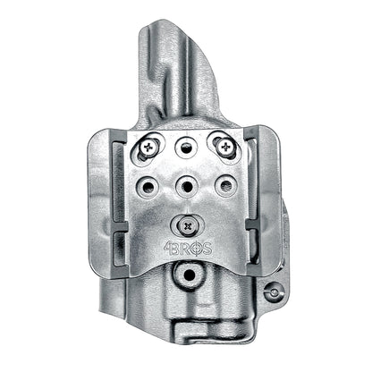 Precision-Built OWB holster for SIG P365-AXG Legion with SureFire XC3 Sub. Adjustable retention, optics-ready, threaded barrel compatible. Made in the USA.