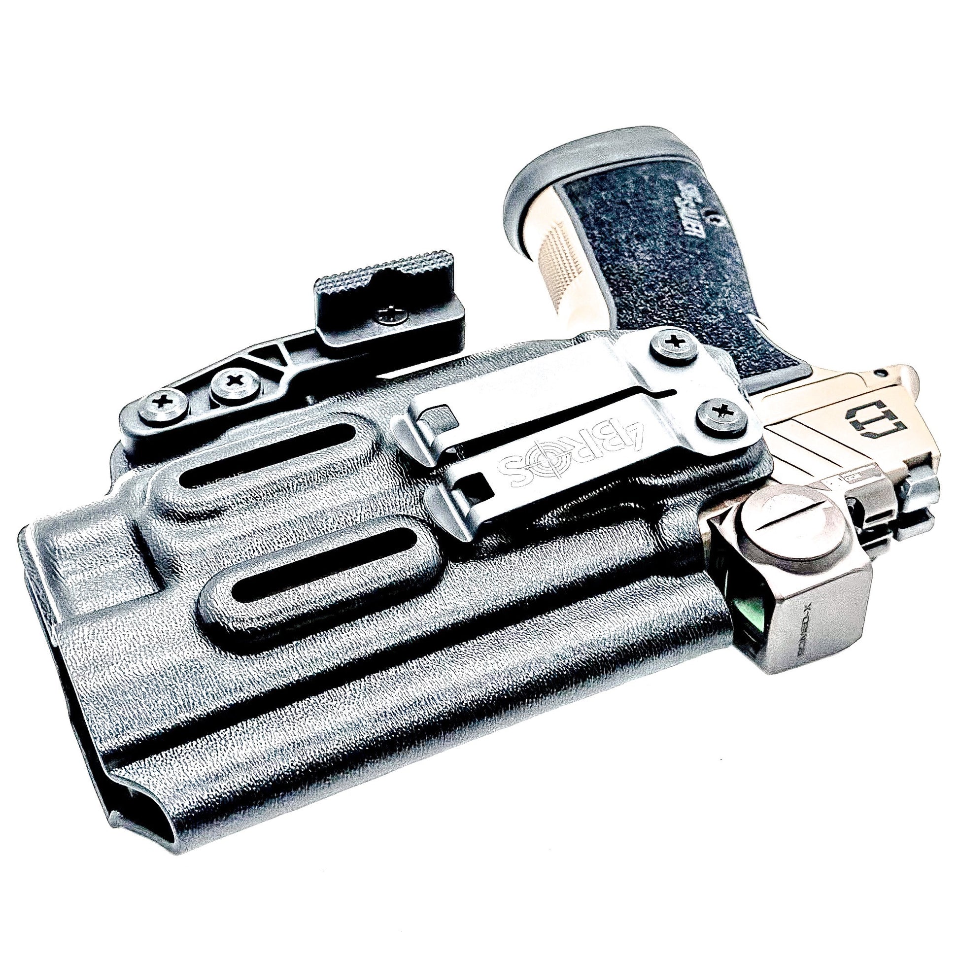 IWB holster for Sig Sauer P365-DH3 AXG with TLR-7 HL-X. Inside Waistband concealed carry holster with adjustable retention and reduced printing.