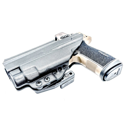 IWB holster for Sig Sauer P365-DH3 AXG with TLR-7 HL-X. Inside Waistband concealed carry holster with adjustable retention and reduced printing.