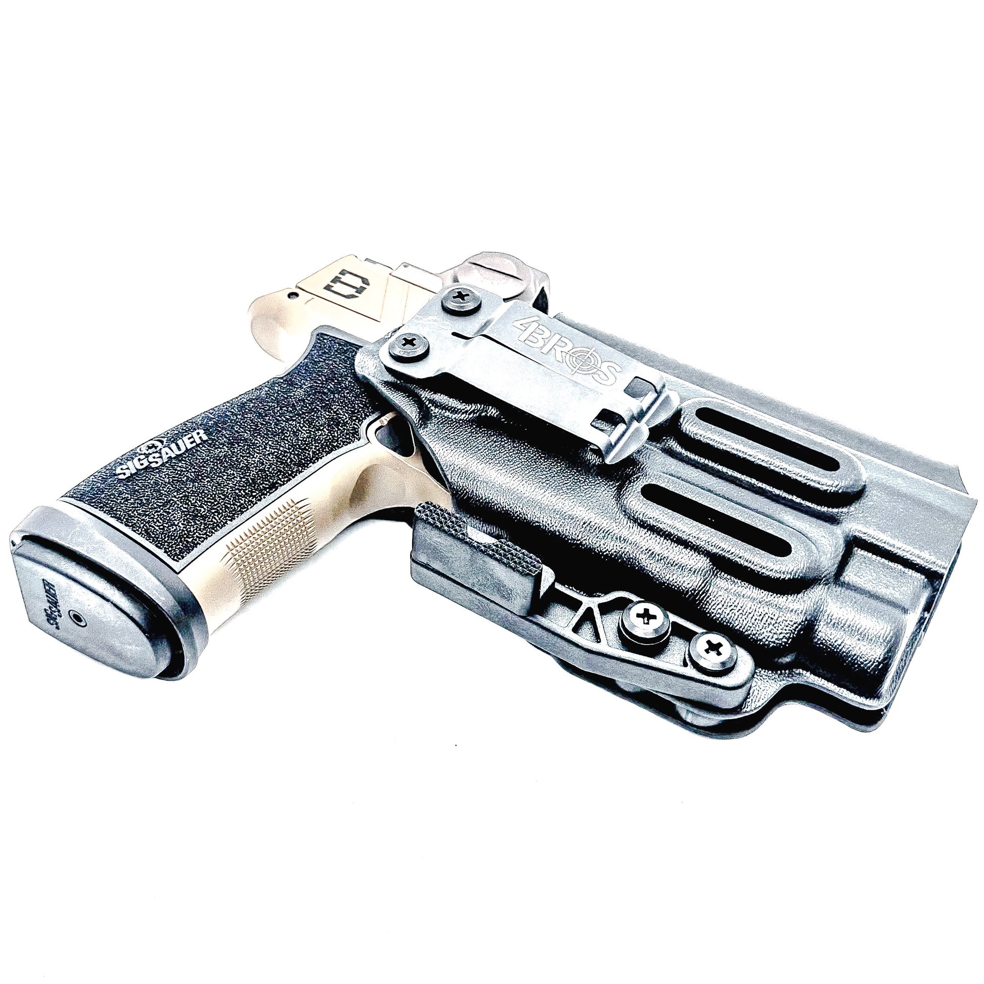 IWB holster for Sig Sauer P365-DH3 AXG with TLR-7 HL-X. Inside Waistband concealed carry holster with adjustable retention and reduced printing.