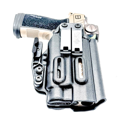 IWB holster for Sig Sauer P365-DH3 AXG with TLR-7 HL-X. Inside Waistband concealed carry holster with adjustable retention and reduced printing.