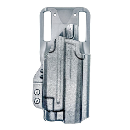 OWB holster for Sig Sauer P365-DH3 AXG with TLR-7 HL-X. Outside Waistband light duty & competition holster with adjustable retention and optics support.