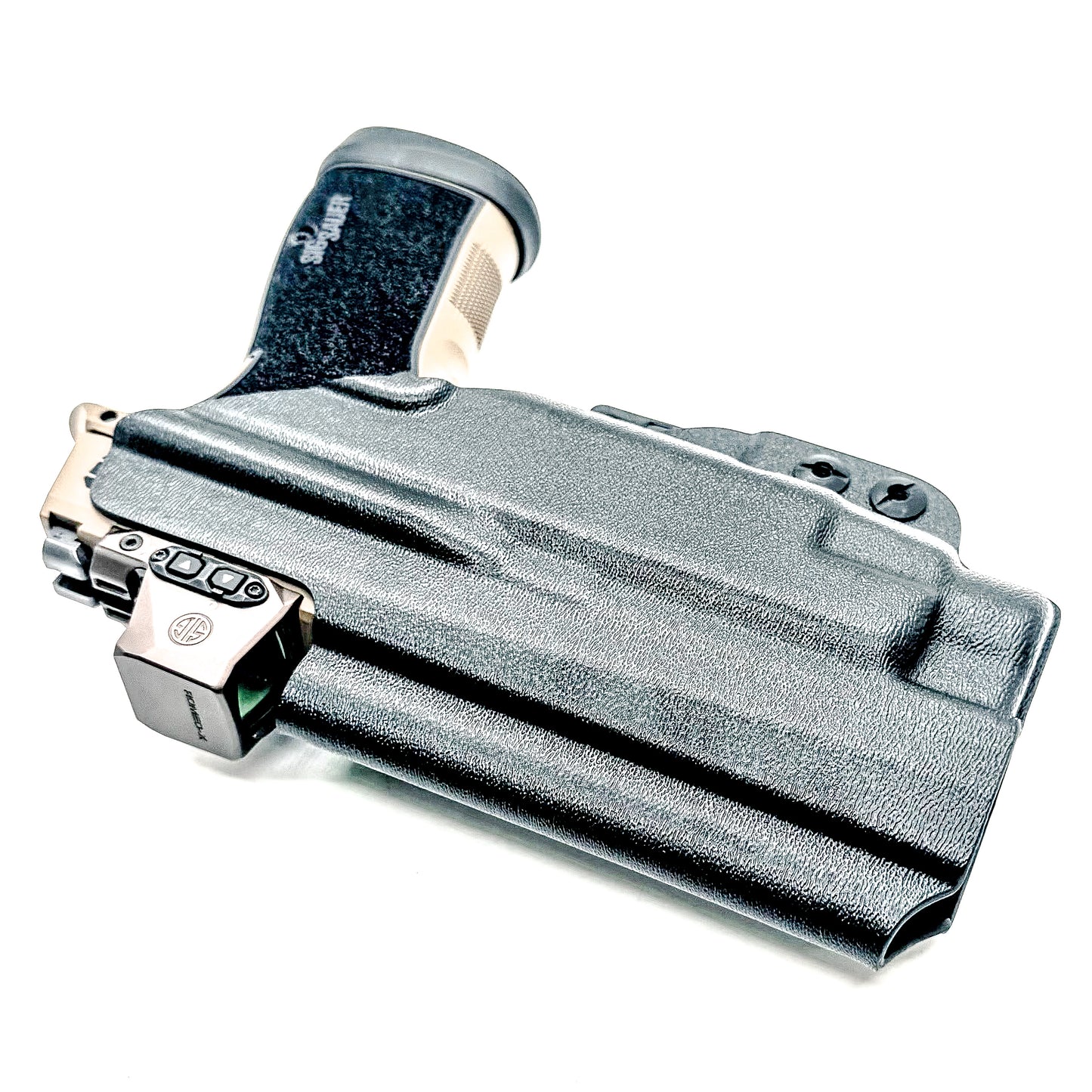 IWB holster for Sig Sauer P365-DH3 AXG with TLR-7 HL-X. Inside Waistband concealed carry holster with adjustable retention and reduced printing.