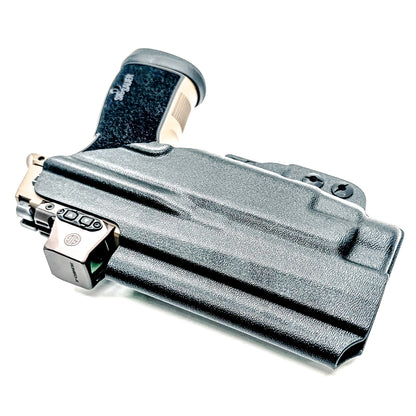 IWB holster for Sig Sauer P365-DH3 AXG with TLR-7 HL-X. Inside Waistband concealed carry holster with adjustable retention and reduced printing.