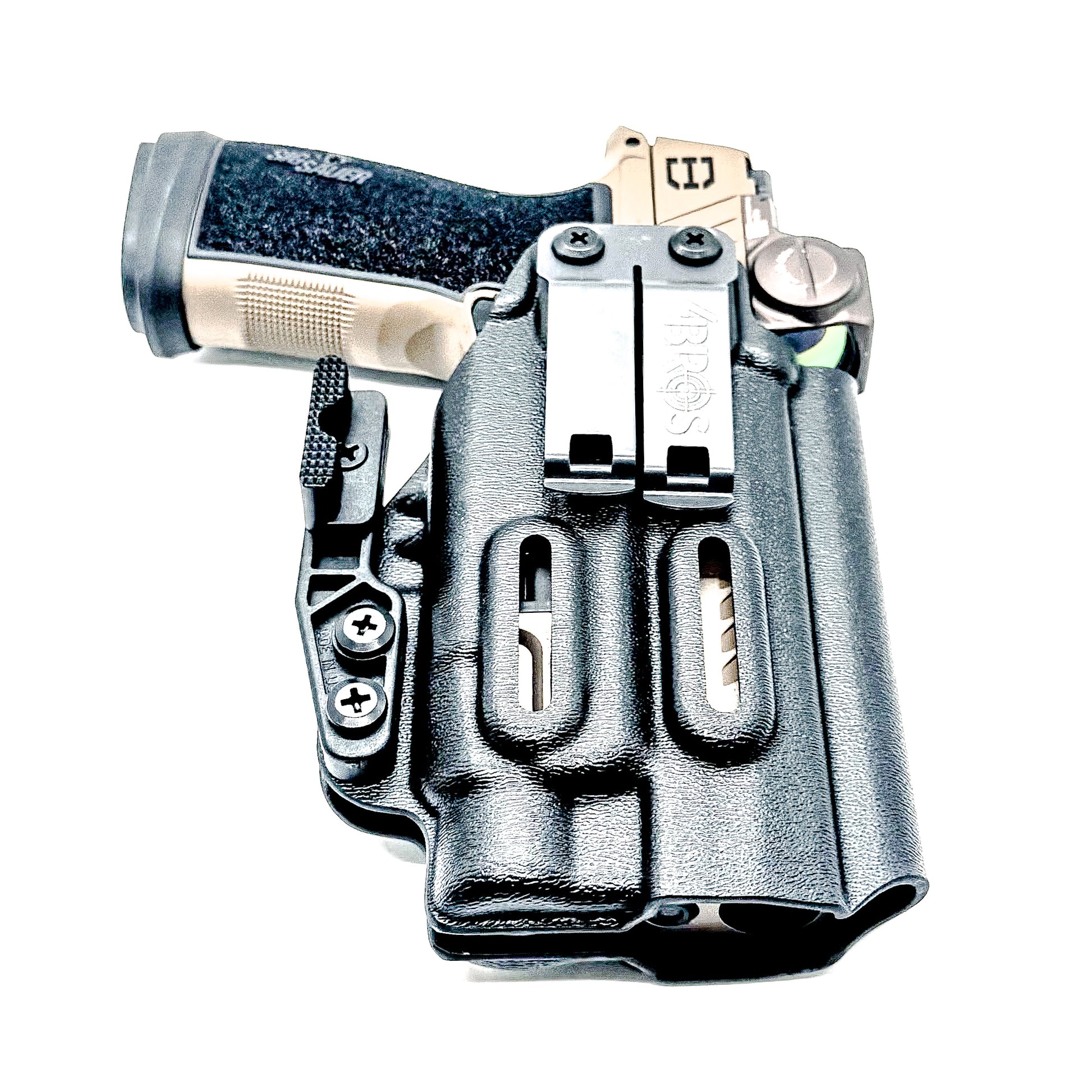 IWB holster for Sig Sauer P365-DH3 AXG with TLR-7 HL-X. Inside Waistband concealed carry holster with adjustable retention and reduced printing.