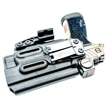 IWB holster for Sig Sauer P365-DH3 AXG with TLR-7 HL-X. Inside Waistband concealed carry holster with adjustable retention and reduced printing.