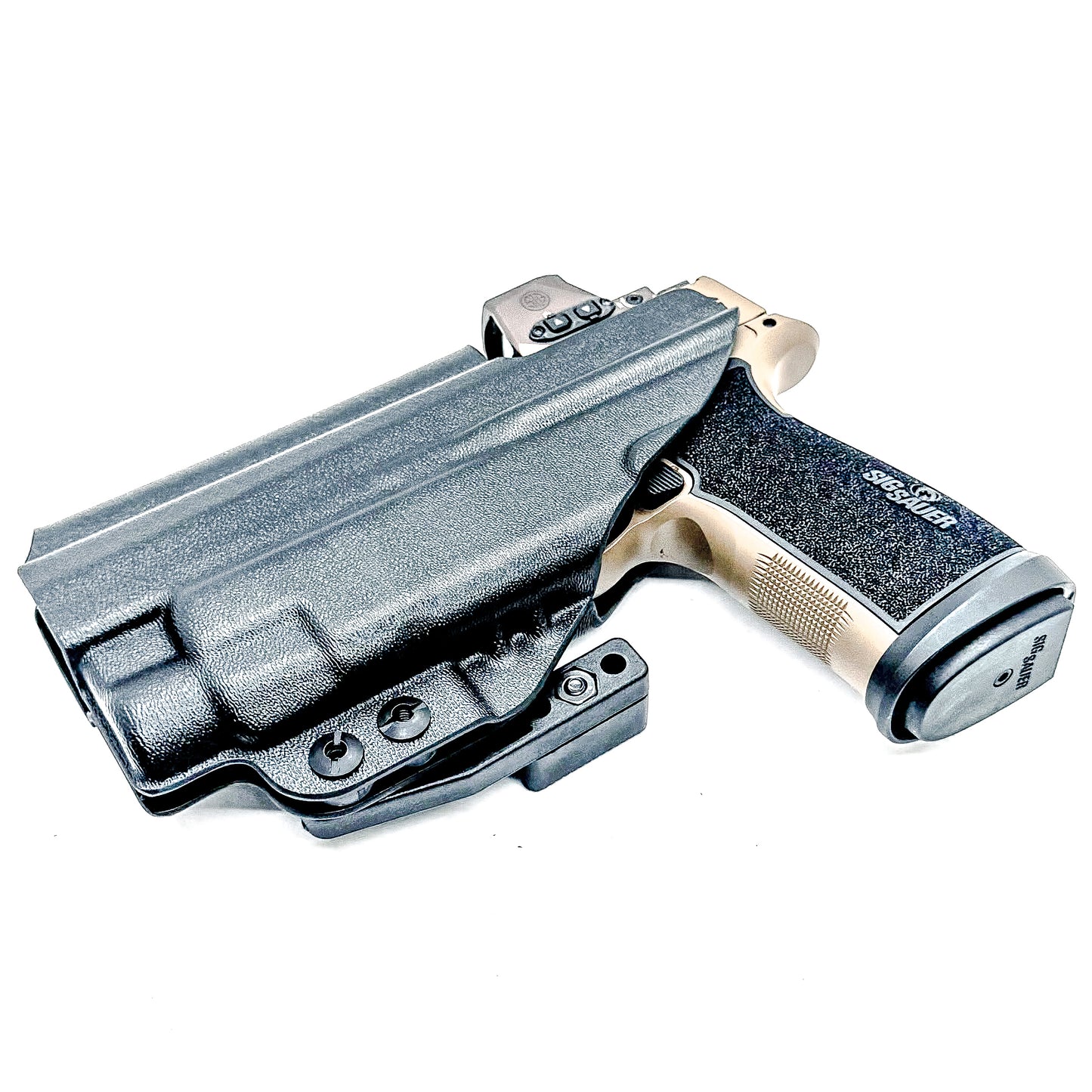 IWB holster for Sig Sauer P365-DH3 AXG with TLR-7 HL-X. Inside Waistband concealed carry holster with adjustable retention and reduced printing.