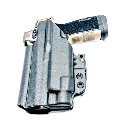 IWB holster for Sig Sauer P365-DH3 AXG with TLR-7 HL-X. Inside Waistband concealed carry holster with adjustable retention and reduced printing.