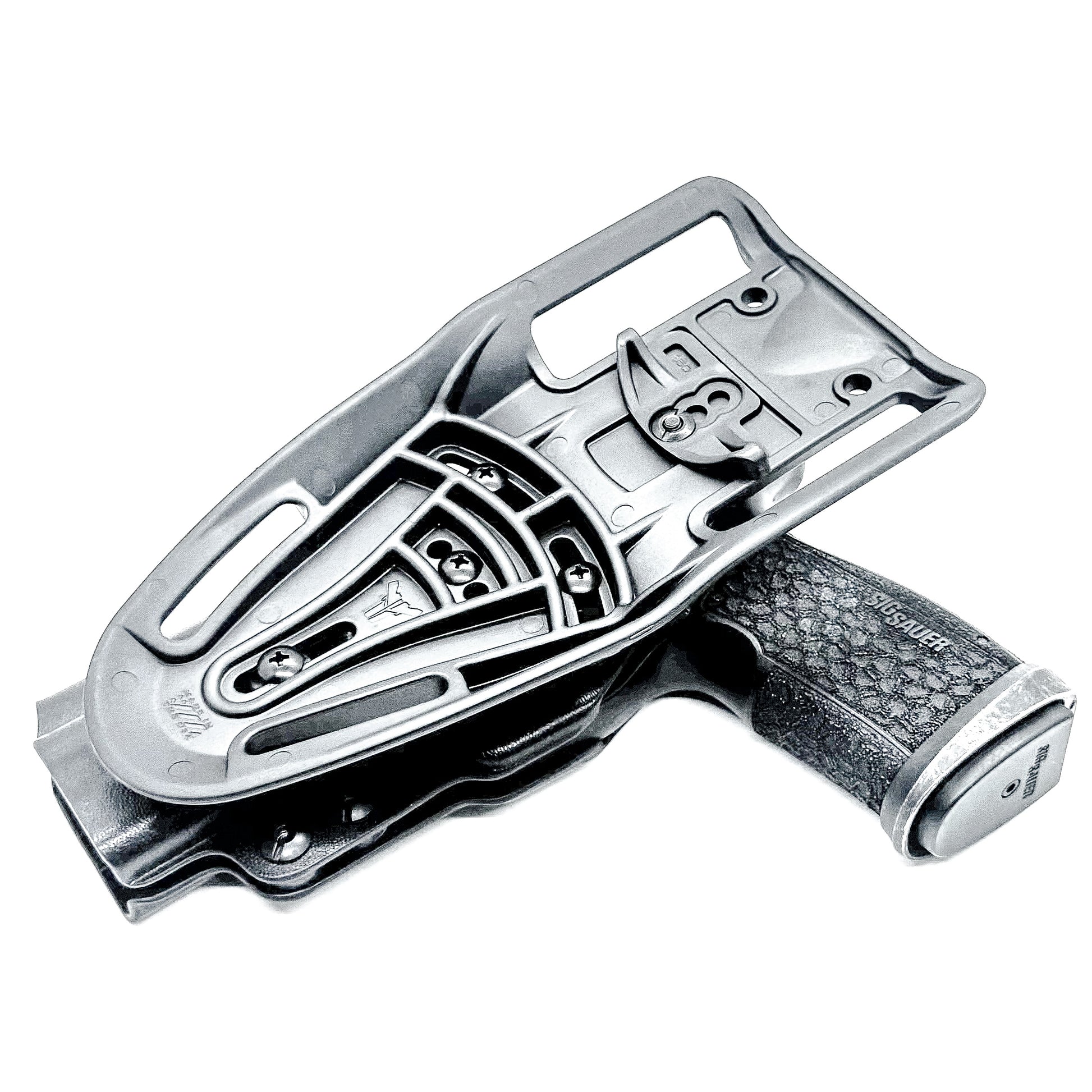 Light duty & competition OWB holster for Sig Sauer P365-FUSE. Red dot ready, adjustable retention, and USA-made