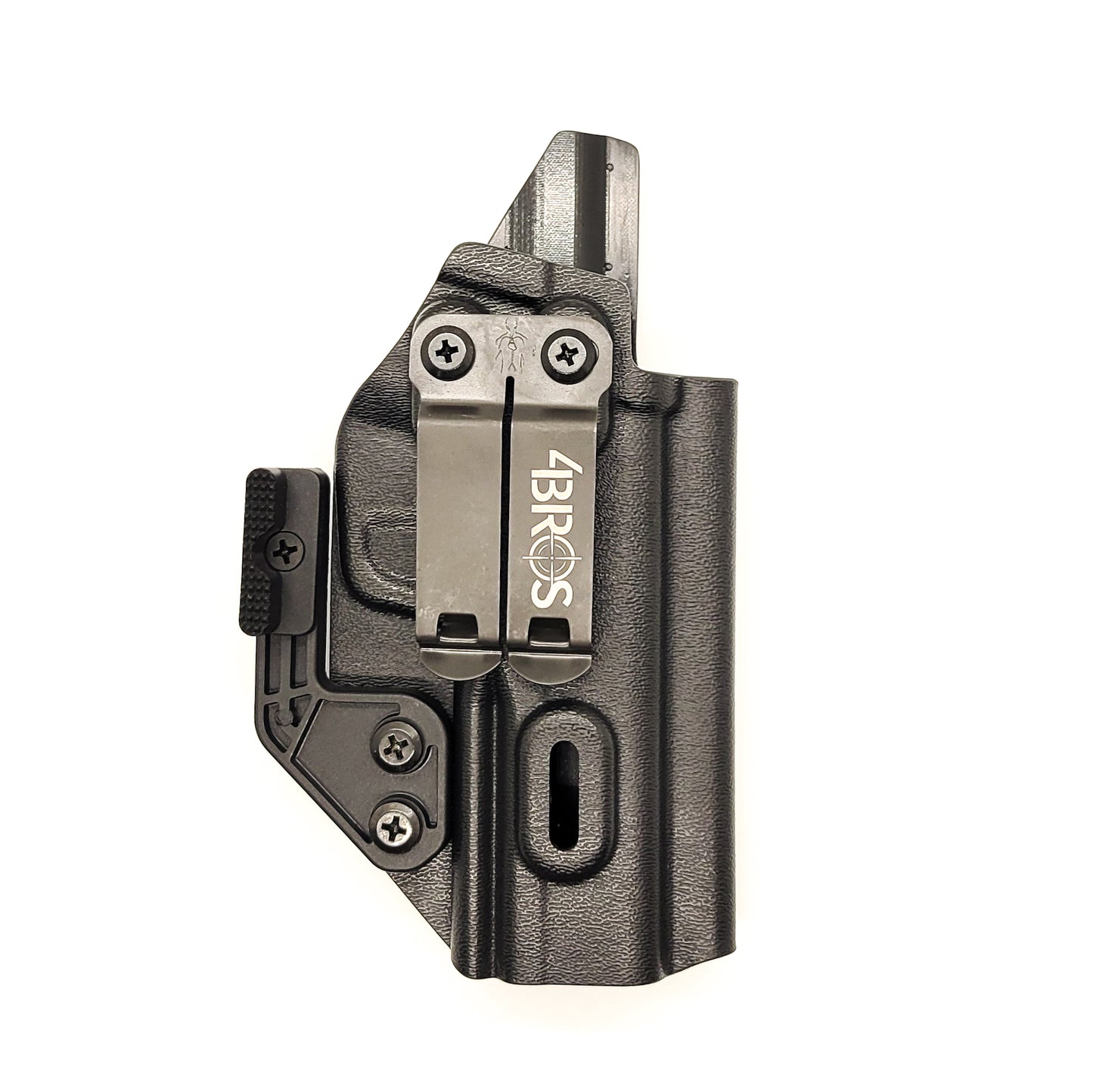 For the 2024 best Inside Waistband IWB AIWB Kydex Holster designed to fit the Sig Sauer P365-FUSE handgun, shop Four Brothers 4BROS Holsters. Full sweat guard, adjustable retention. Open muzzle for threaded barrel and cleared for red dot sights. P 365 FUSE Pistol Holsters 4Bros Four Brother Made in the USA