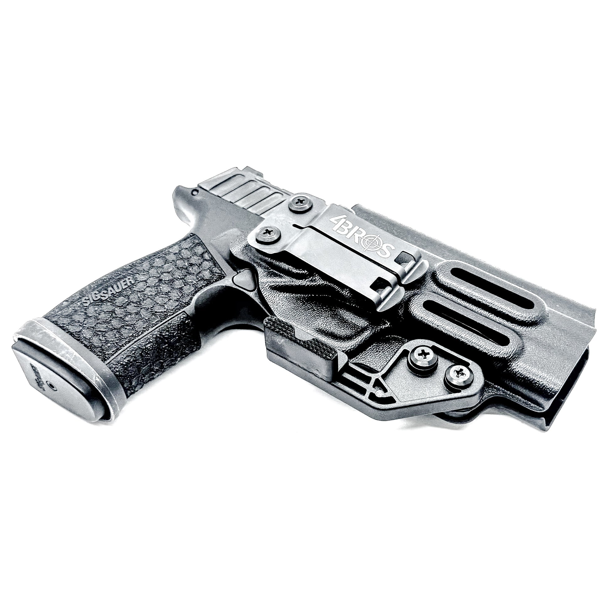 Secure, American-made IWB holster for Sig Sauer P365-FUSE. Designed for comfort, concealment, and real-world performance.
