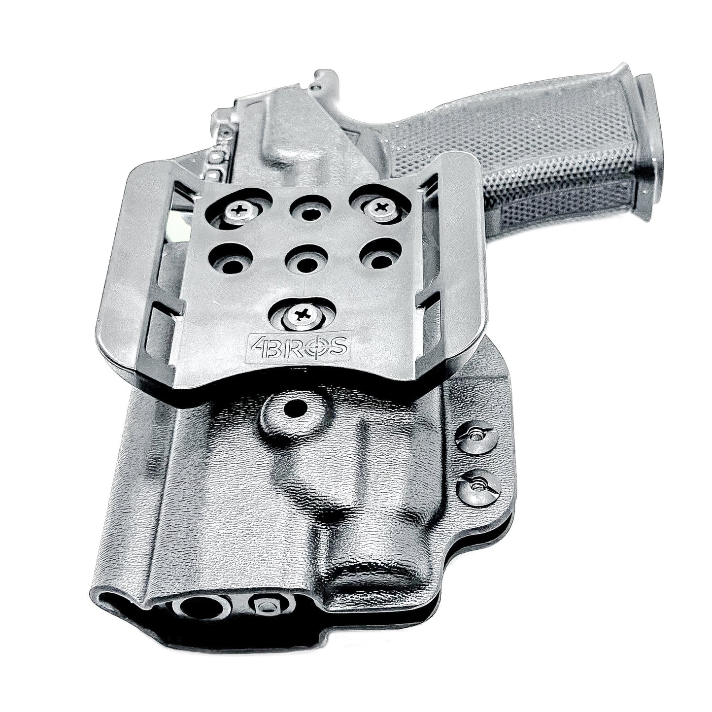 OWB holster for Sig P365-FUSE with Icarus MACRO/FUSE A.C.E. EVO grip & Streamlight TLR-7 HL-X. Optics-ready, open muzzle, adjustable retention. USA-made.