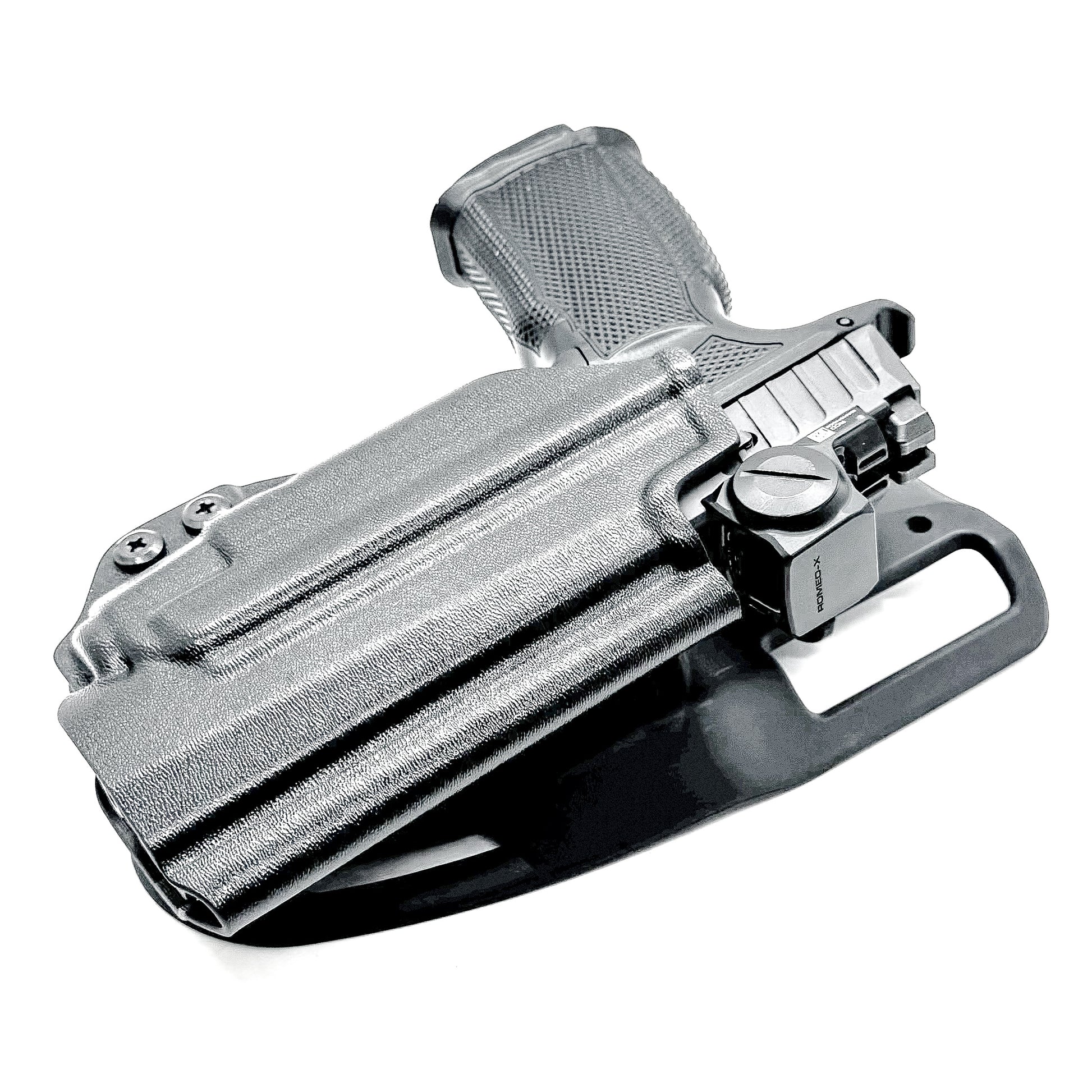 Sig Sauer P365-FUSE & Icarus Precision A.C.E. Module & TLR-7 X Duty & Competition Holster in black with Duty Drop Attachment.