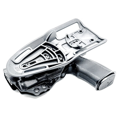 Sig Sauer P365-FUSE & Icarus Precision A.C.E. Module & TLR-7 X Duty & Competition Holster in black with Duty Drop Attachment.