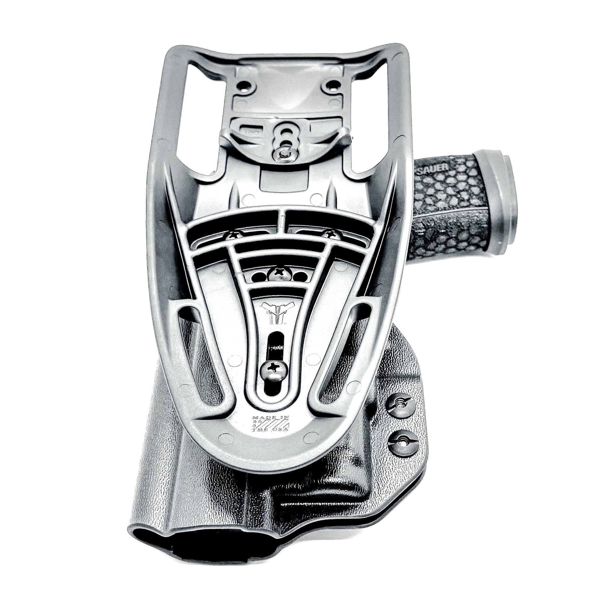 Duty and Competition Holster for the P365-FUSE & TLR-7 Sub in black with Blade-Tech Duty Drop attachment.