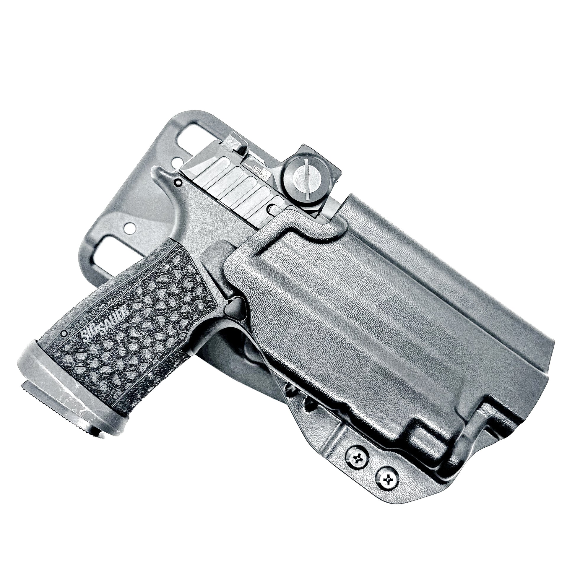 Duty and Competition Holster for the P365-FUSE & TLR-7 Sub in black with Blade-Tech Duty Drop attachment.