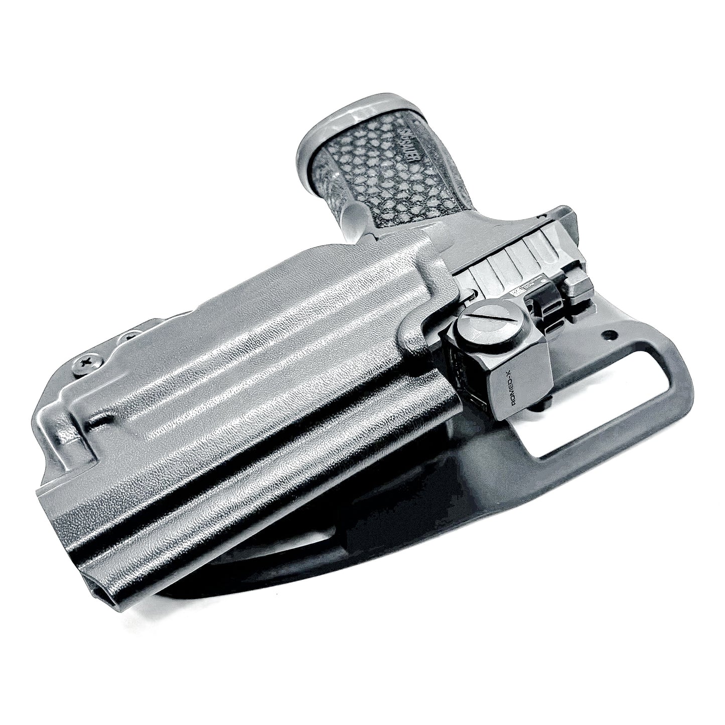 Duty and Competition Holster for the P365-FUSE & TLR-7 Sub in black with Blade-Tech Duty Drop attachment.