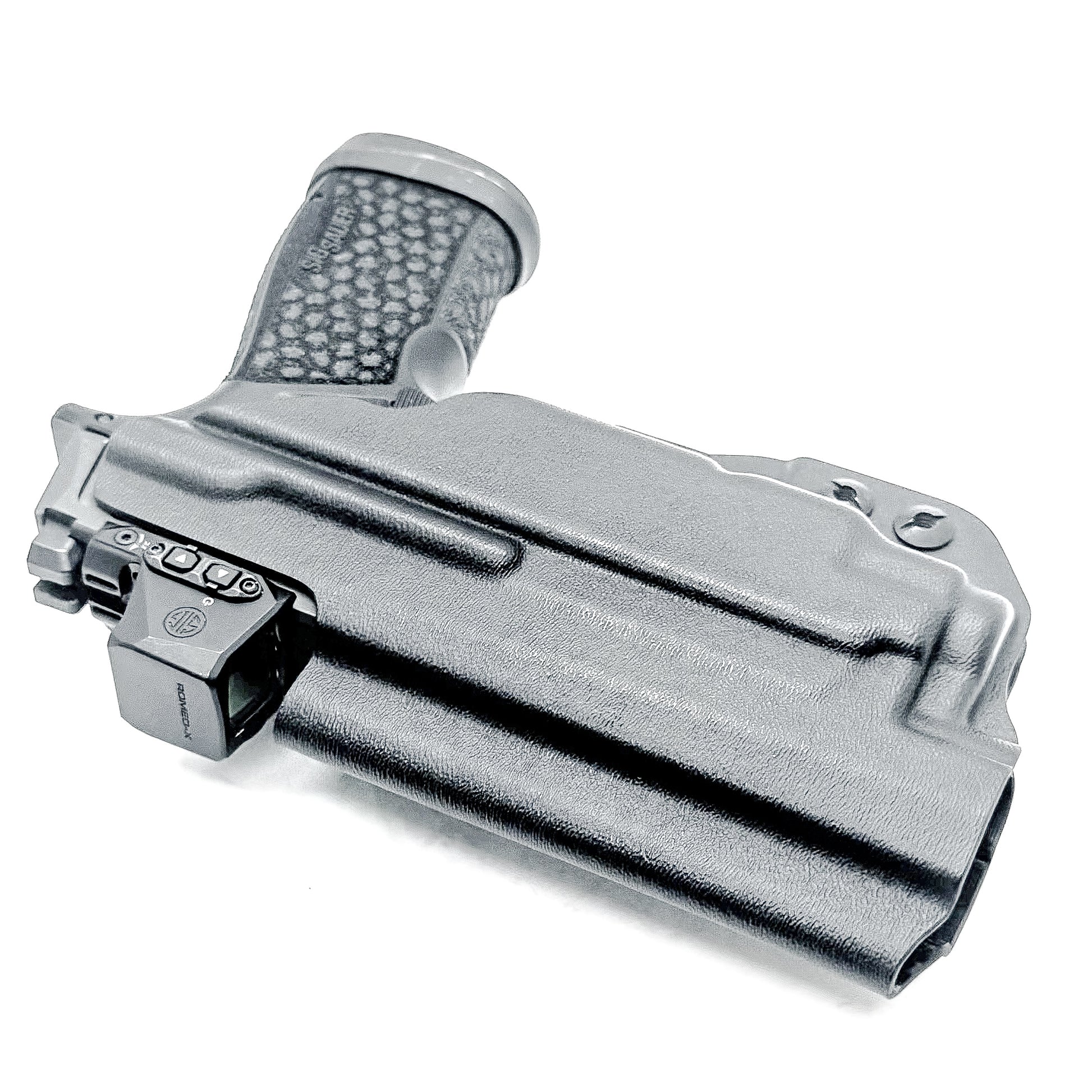 Inside the Waistband IWB Holster for the P365-FUSE & TLR-7 Sub in black with DCC Monoblock & Modwing