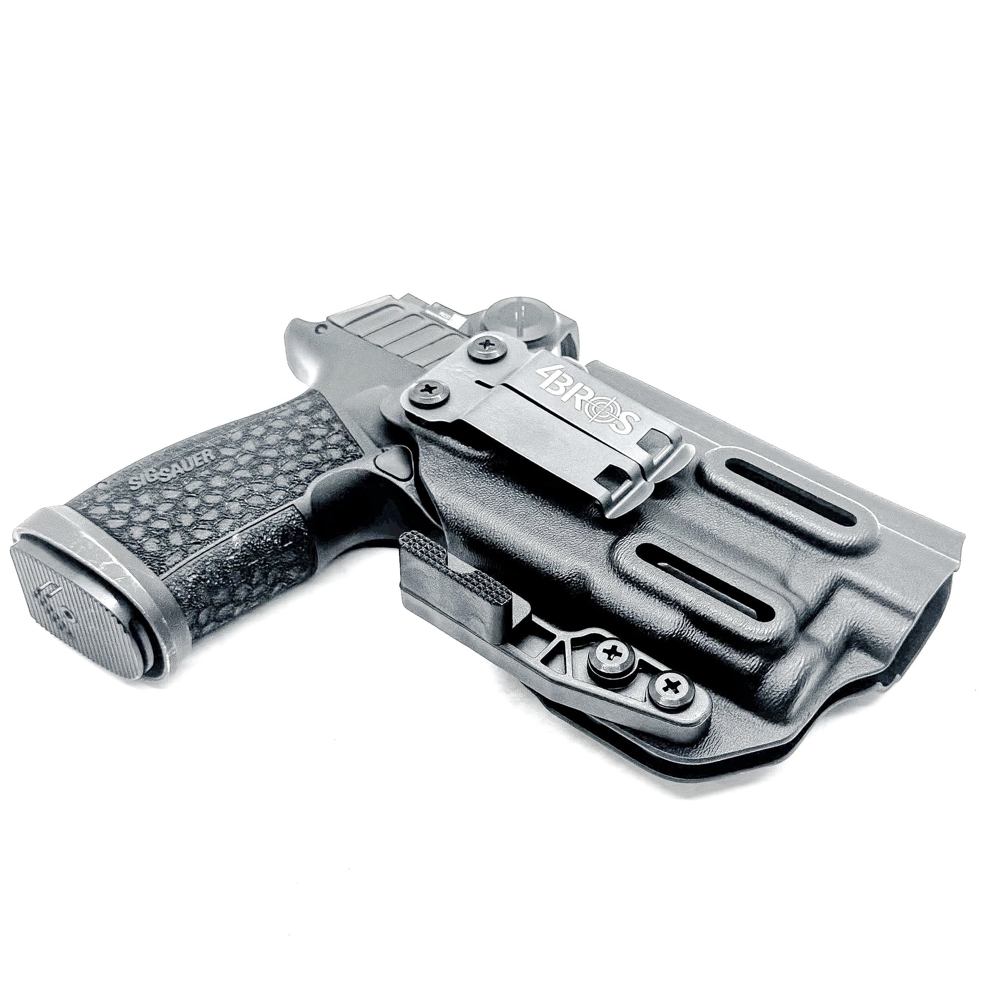 Inside the Waistband IWB Holster for the P365-FUSE & TLR-7 Sub in black with DCC Monoblock & Modwing