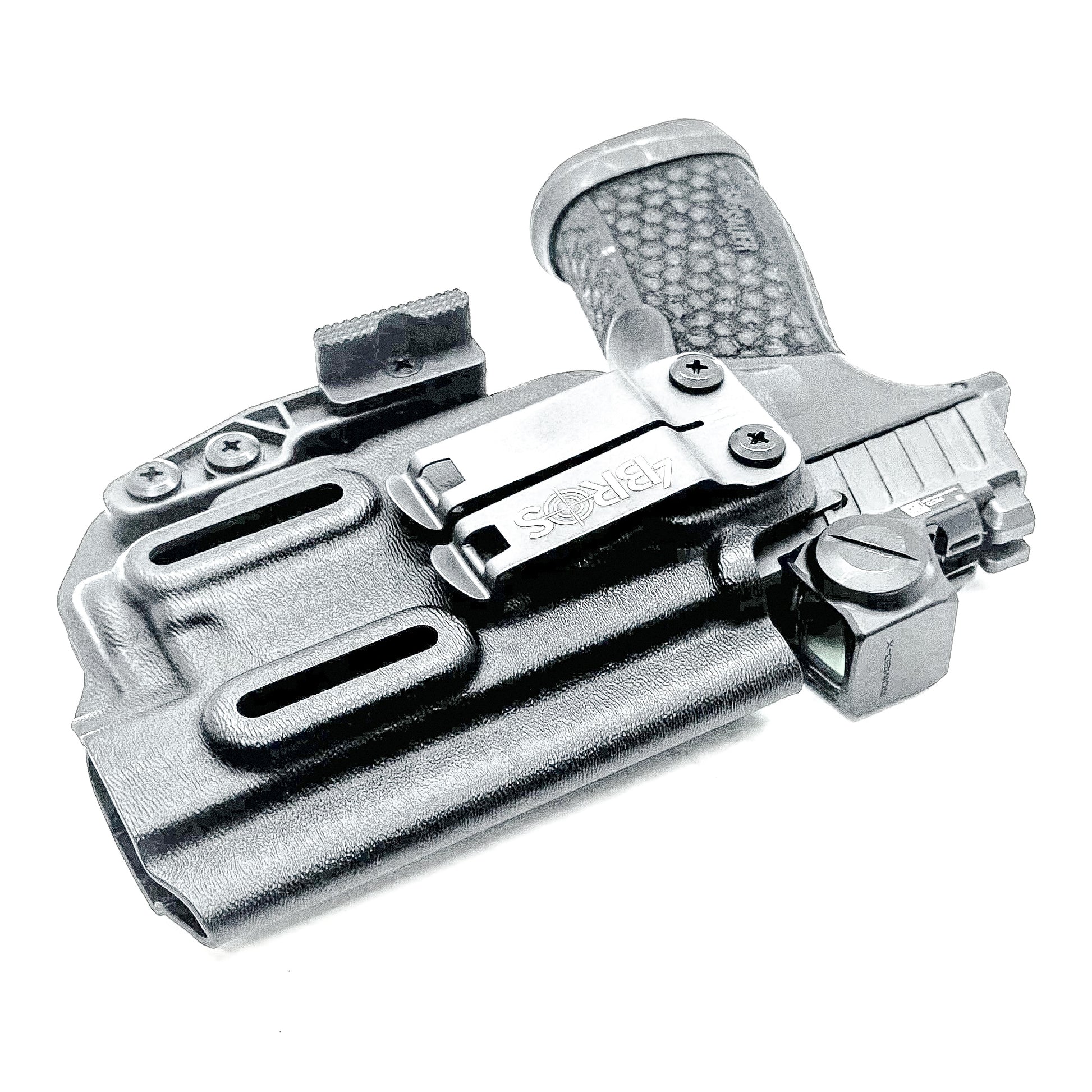Inside the Waistband IWB Holster for the P365-FUSE & TLR-7 Sub in black with DCC Monoblock & Modwing