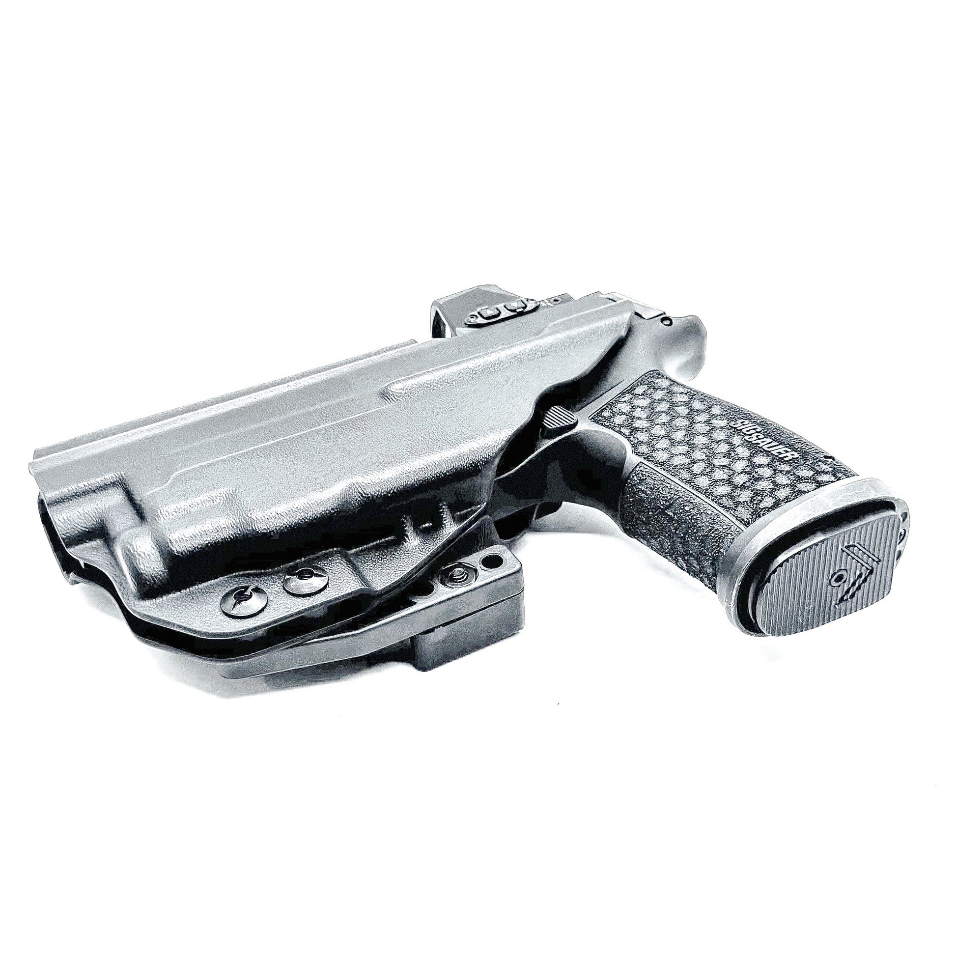 Inside the Waistband IWB Holster for the P365-FUSE & TLR-7 Sub in black with DCC Monoblock & Modwing