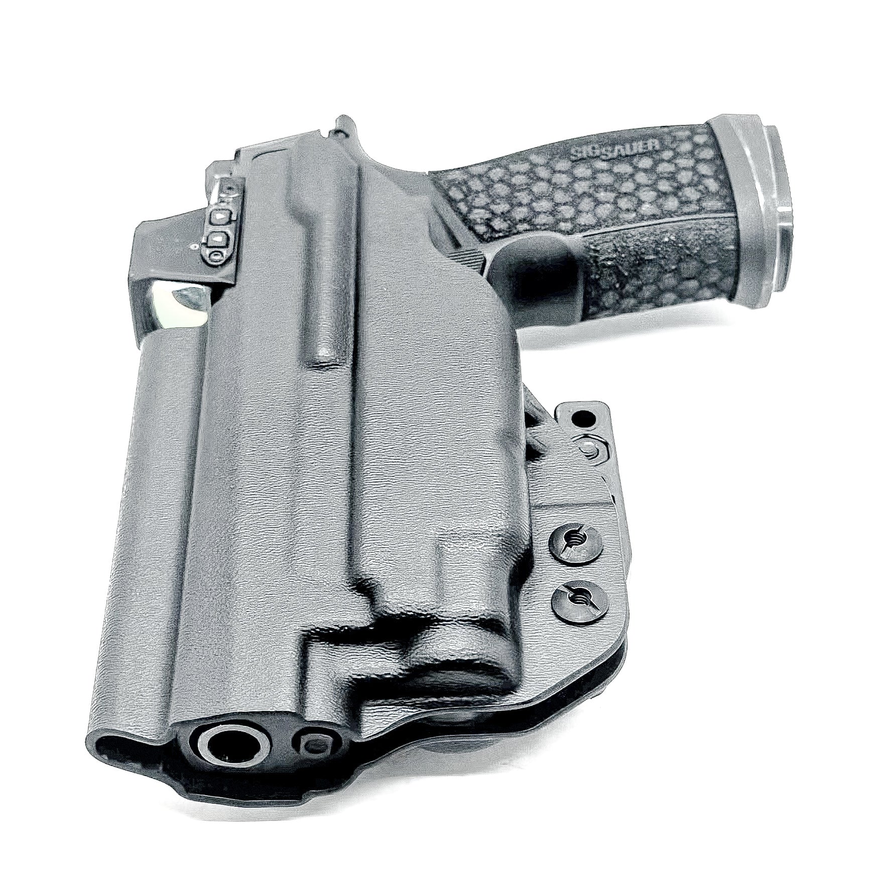 Inside the Waistband IWB Holster for the P365-FUSE & TLR-7 Sub in black with DCC Monoblock & Modwing