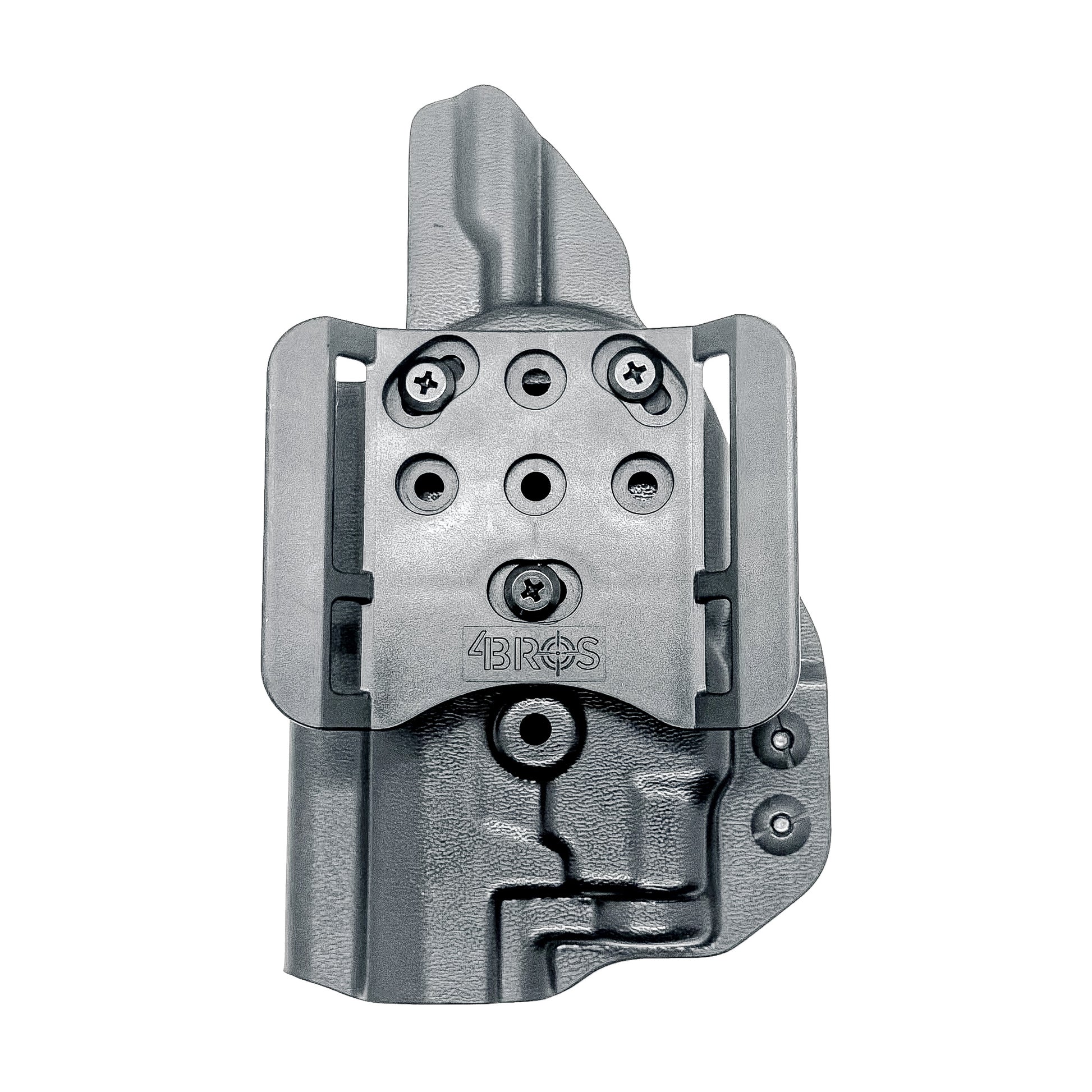 Outside Waistband OWB Holster for the P365-FUSE & TLR-7 Sub in black with 4BROS 1.5" Belt Slide.