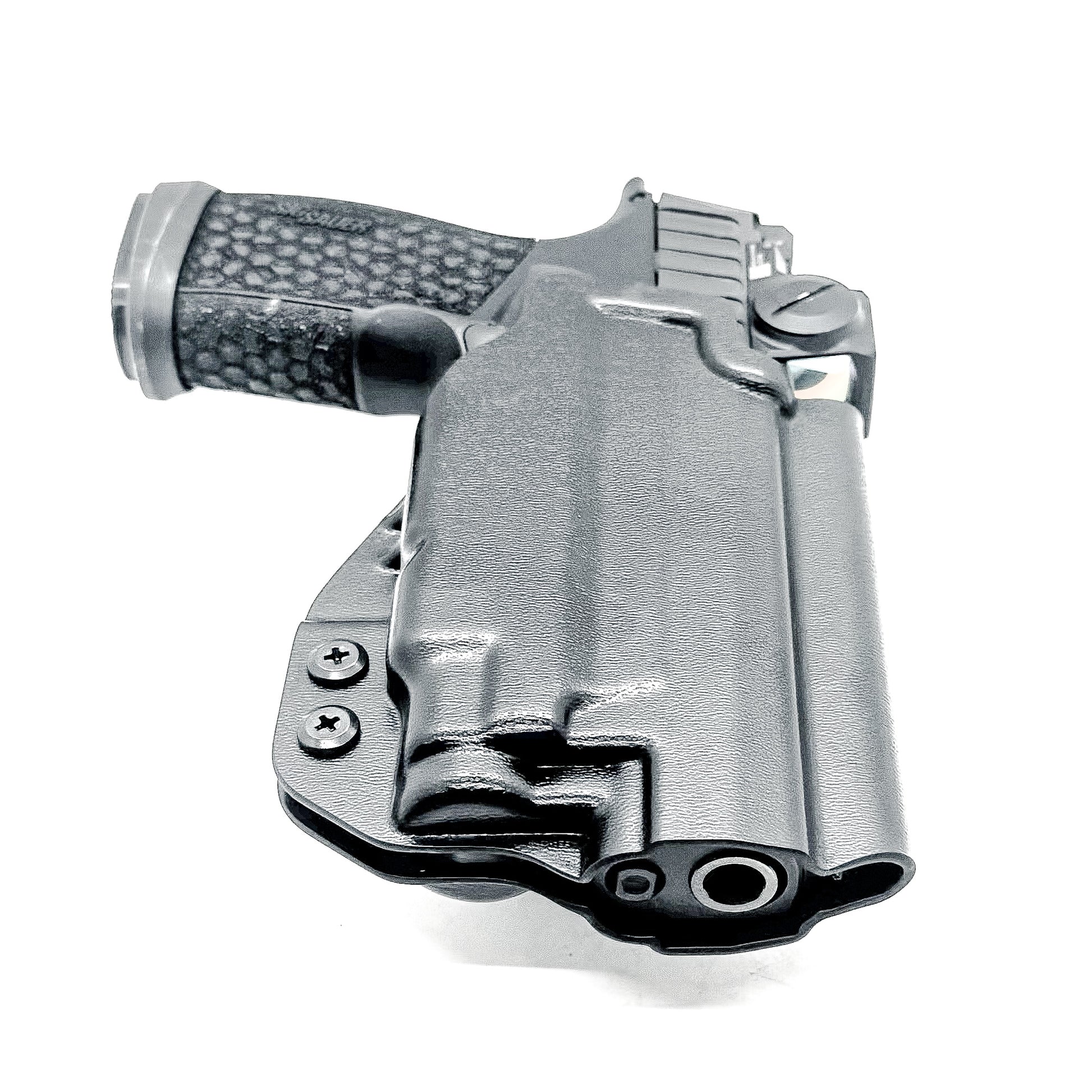 Outside Waistband OWB Holster for the P365-FUSE & TLR-7 Sub in black with 4BROS 1.5" Belt Slide.