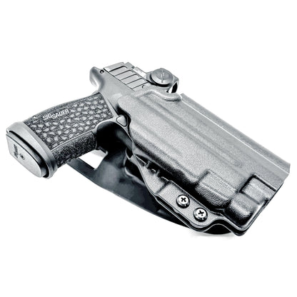 Black Outside Waistband Duty & Competition Holster for the Sig Sauer P365-FUSE and Streamlight TLR-7X, TLR-7 A, or TLR-7 HL-X from Four Brothers 4BROS Holsters.