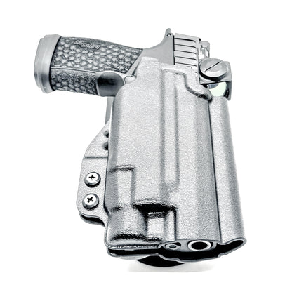 Black Outside Waistband Duty & Competition Holster for the Sig Sauer P365-FUSE and Streamlight TLR-7X, TLR-7 A, or TLR-7 HL-X from Four Brothers 4BROS Holsters.