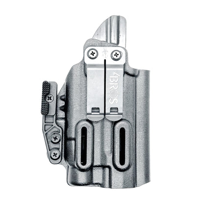Black Inside Waistband IWB Holster for the Sig Sauer P365-FUSE with the Streamlight TLR-7X, TLR-7 A, or TLR-7 HL-X from Four Brothers 4BROS Holsters.