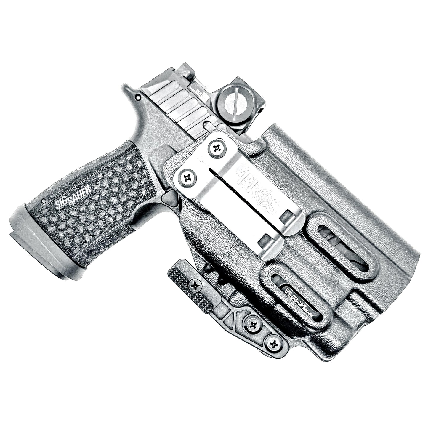 Black Inside Waistband IWB Holster for the Sig Sauer P365-FUSE with the Streamlight TLR-7X, TLR-7 A, or TLR-7 HL-X from Four Brothers 4BROS Holsters.