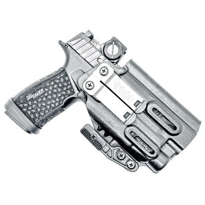 Black Inside Waistband IWB Holster for the Sig Sauer P365-FUSE with the Streamlight TLR-7X, TLR-7 A, or TLR-7 HL-X from Four Brothers 4BROS Holsters.