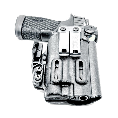 Black Inside Waistband IWB Holster for the Sig Sauer P365-FUSE with the Streamlight TLR-7X, TLR-7 A, or TLR-7 HL-X from Four Brothers 4BROS Holsters.