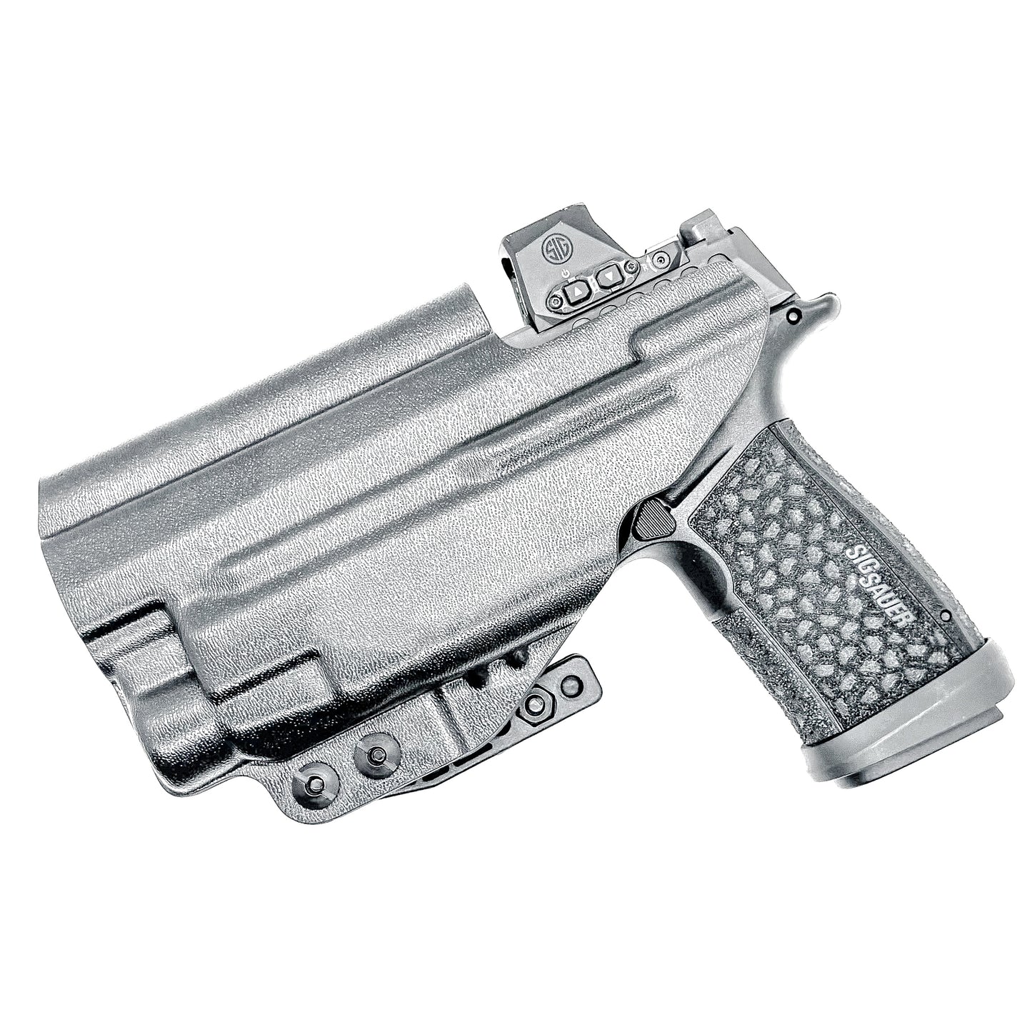 Black Inside Waistband IWB Holster for the Sig Sauer P365-FUSE with the Streamlight TLR-7X, TLR-7 A, or TLR-7 HL-X from Four Brothers 4BROS Holsters.