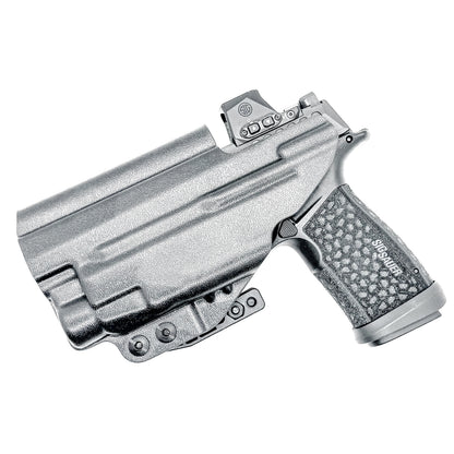 Black Inside Waistband IWB Holster for the Sig Sauer P365-FUSE with the Streamlight TLR-7X, TLR-7 A, or TLR-7 HL-X from Four Brothers 4BROS Holsters.