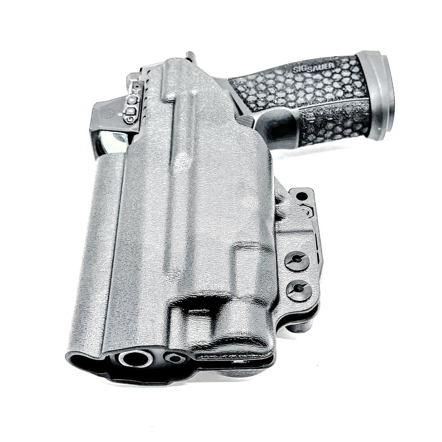 Black Inside Waistband IWB Holster for the Sig Sauer P365-FUSE with the Streamlight TLR-7X, TLR-7 A, or TLR-7 HL-X from Four Brothers 4BROS Holsters.