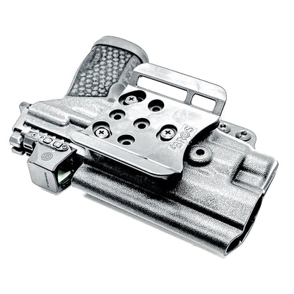 Black Outside Waistband OWB Holster for the Sig Sauer P365-FUSE with the Streamlight TLR-7X, TLR-7 A, or TLR-7 HL-X from Four Brothers 4BROS Holsters.