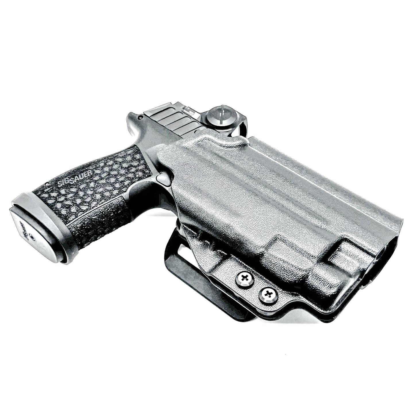 Black Outside Waistband OWB Holster for the Sig Sauer P365-FUSE with the Streamlight TLR-7X, TLR-7 A, or TLR-7 HL-X from Four Brothers 4BROS Holsters.