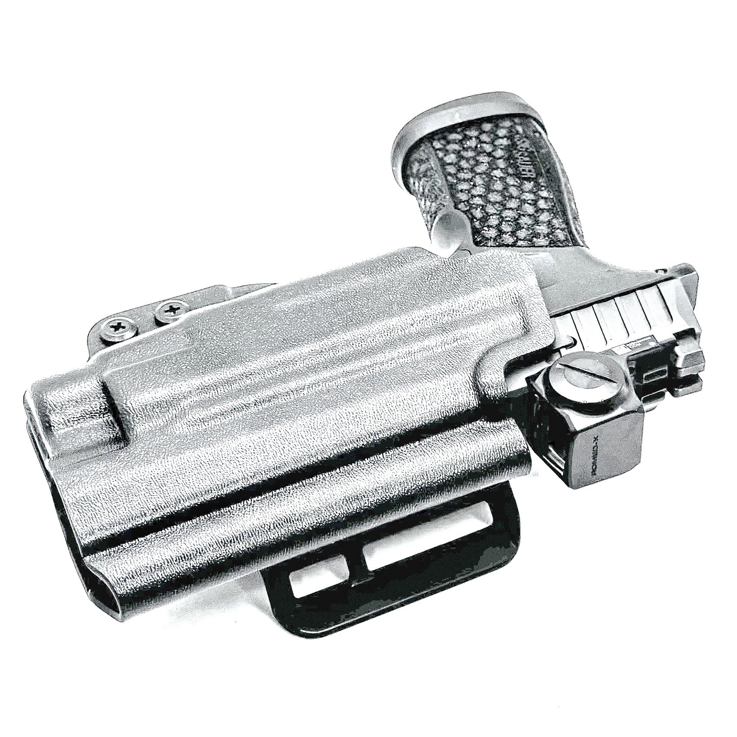 Black Outside Waistband OWB Holster for the Sig Sauer P365-FUSE with the Streamlight TLR-7X, TLR-7 A, or TLR-7 HL-X from Four Brothers 4BROS Holsters.