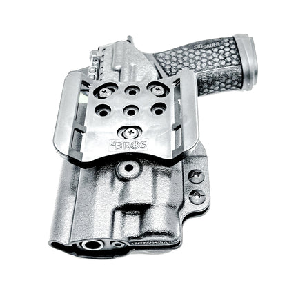 Black Outside Waistband OWB Holster for the Sig Sauer P365-FUSE with the Streamlight TLR-7X, TLR-7 A, or TLR-7 HL-X from Four Brothers 4BROS Holsters.