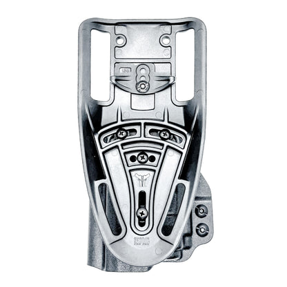 Outside Waistband (OWB) light-duty competition holster for Sig Sauer P365-FUSE with Streamlight 1913 TLR-8 Sub. Light-based retention, optic ready, USA made.