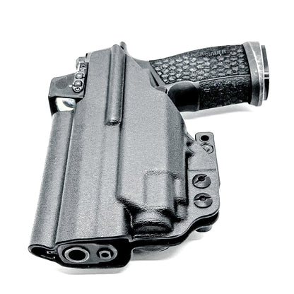 Inside Waistband (IWB) holster for Sig Sauer P365-FUSE with Streamlight TLR-8 Sub (1913). Light-based retention, optic-ready, adjustable ride height, and cant.