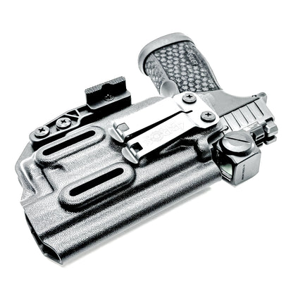 Inside the Waistband IWB Holster for the P365-FUSE & TLR-7 Sub in black with DCC Monoblock & Modwing