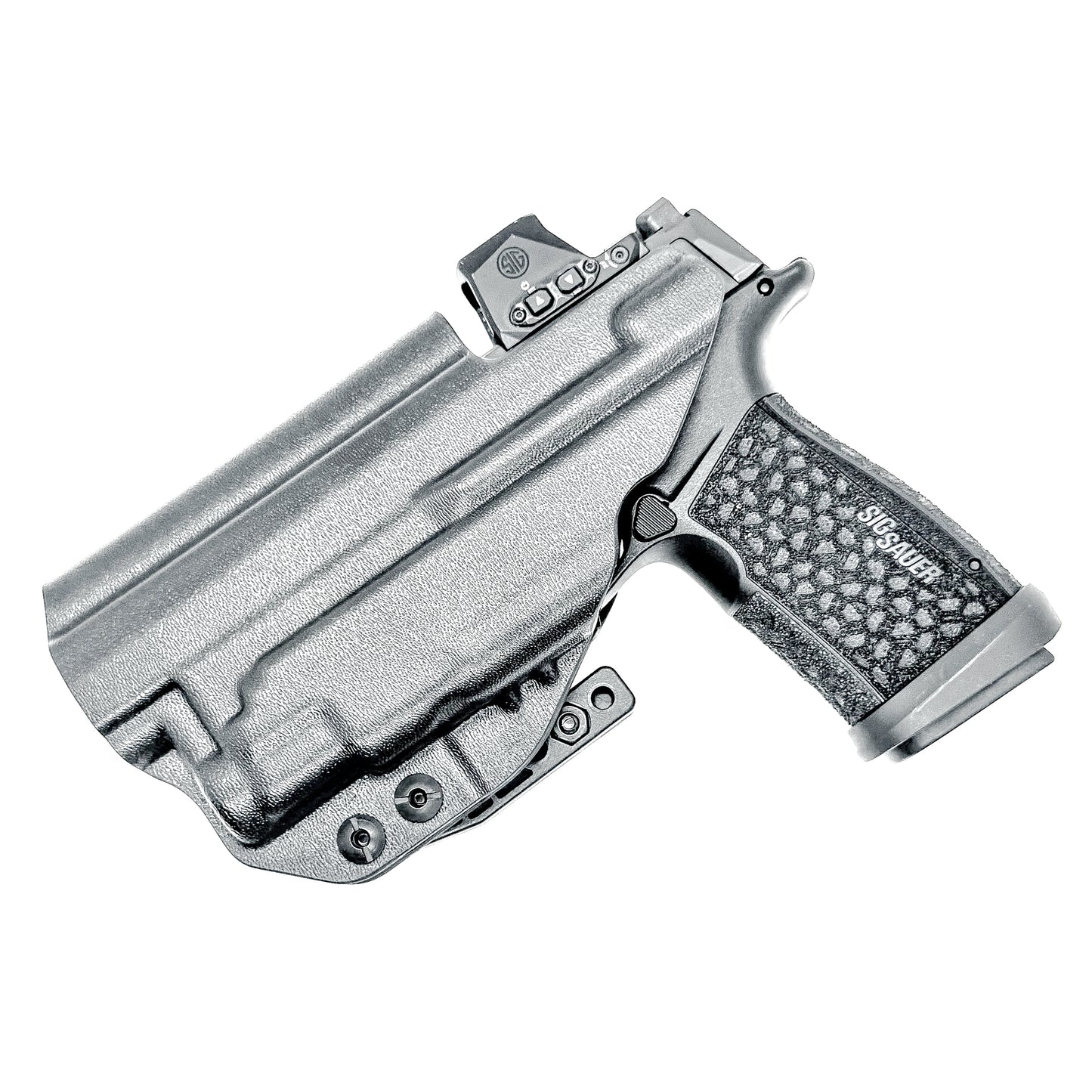Inside the Waistband IWB Holster for the P365-FUSE & TLR-7 Sub in black with DCC Monoblock & Modwing