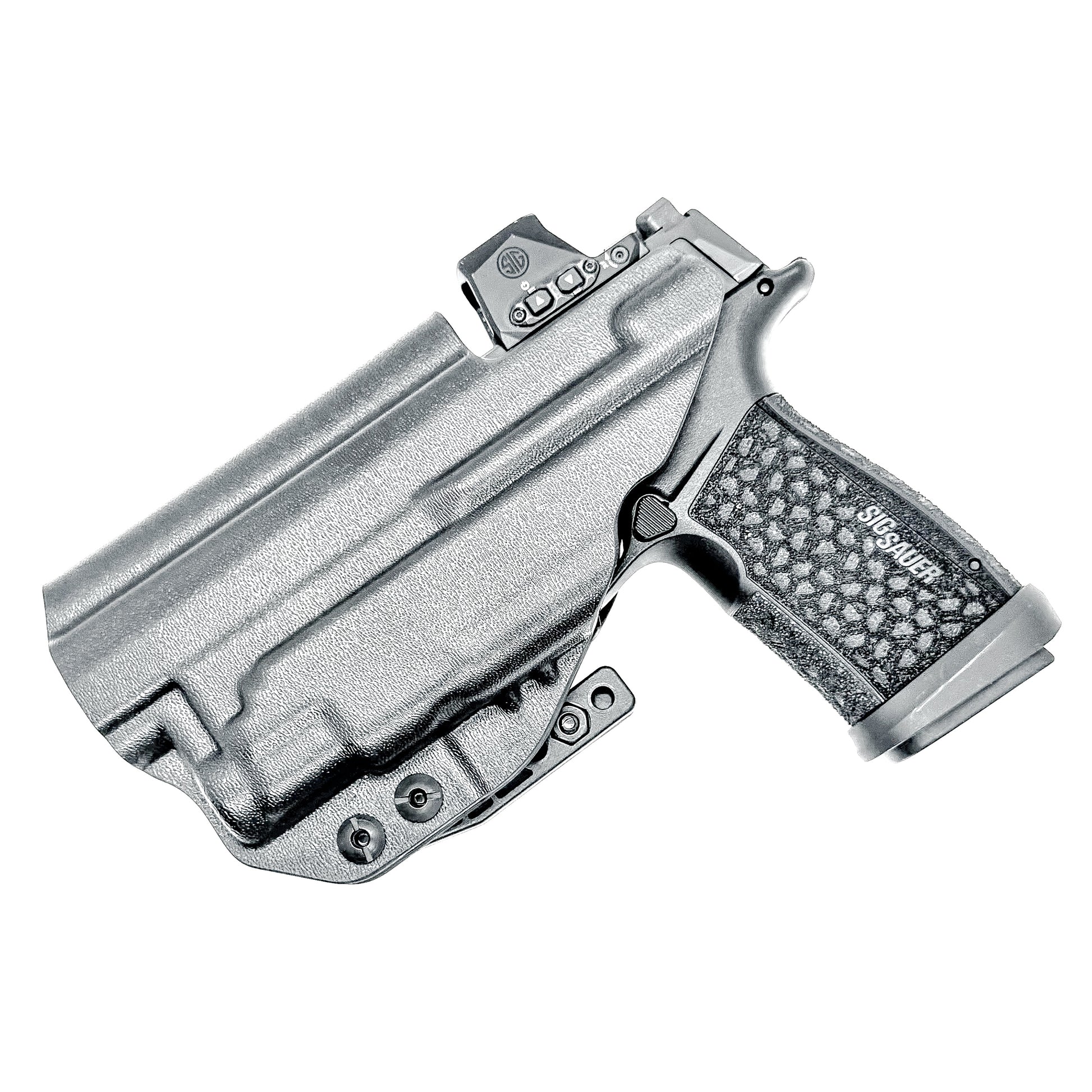 Inside the Waistband IWB Holster for the P365-FUSE & TLR-7 Sub in black with DCC Monoblock & Modwing