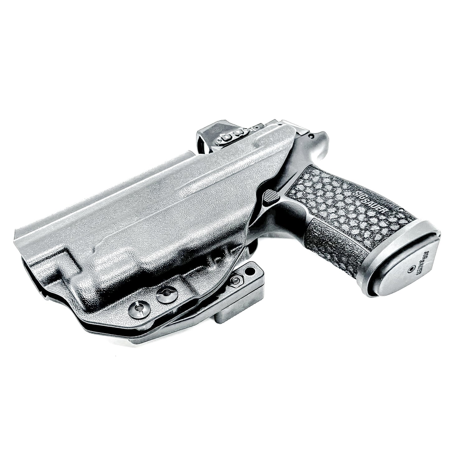 Inside the Waistband IWB Holster for the P365-FUSE & TLR-7 Sub in black with DCC Monoblock & Modwing